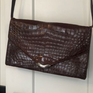 Ralph Lauren Crocodile Crossbody Bag